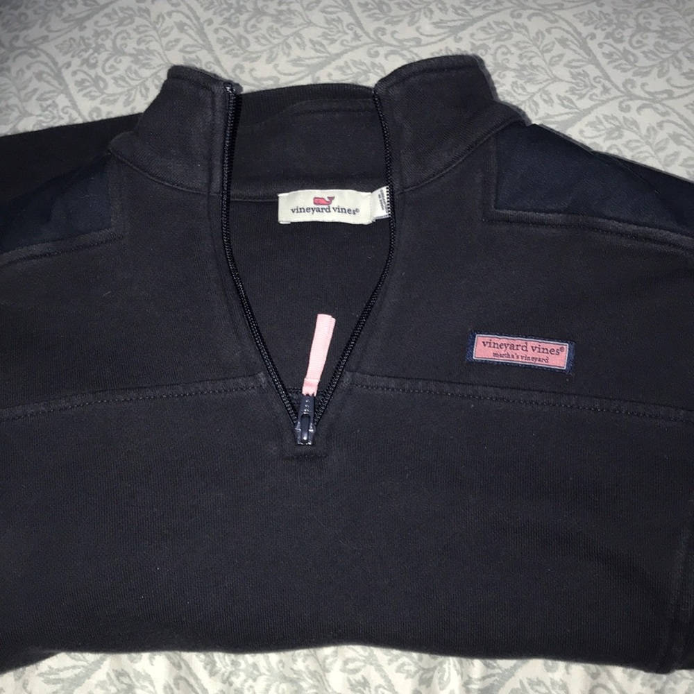 Vineyard Vines Navy Blue quarter-zip size small